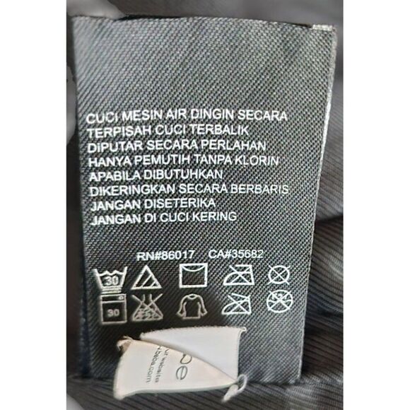 Vintage Y2K Bebe Quilted Leather Motorcycle Jacket Womens Size XS Black - Picture 8 of 8